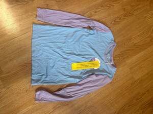 Bubble Baby Two-Tone Blue and Purple Bamboo Viscose Pajama Set - Size 8